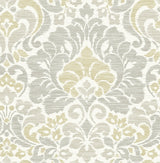 A-Street Prints 2793-24732 Garden of Eden Yellow Damask Wallpaper