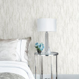 A-Street Prints 2793-24750 Wisp Silver Texture Wallpaper