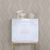 A-Street Prints 2793-87325 Feliz Champagne Beaded Ogee Wallpaper