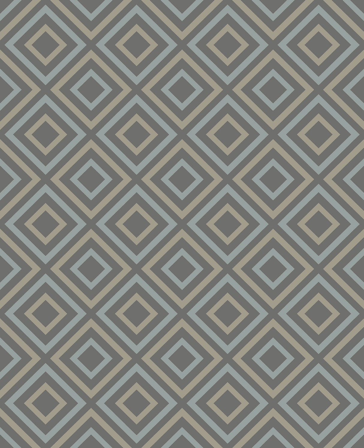 Advantage 2809-87701 Horus Taupe Diamond Geo Wallpaper