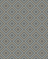 Advantage 2809-87701 Horus Taupe Diamond Geo Wallpaper