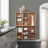 Advantage 2809-87701 Horus Taupe Diamond Geo Wallpaper