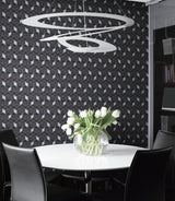 Advantage 2809-IH18107 Joanne Charcoal Blox Wallpaper