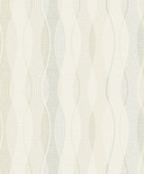 Advantage 2809-IH20000 Jenner Cream Wave Wallpaper