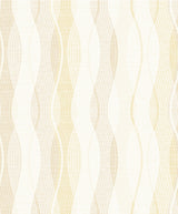 Advantage 2809-IH20007 Jenner Light Yellow Wave Wallpaper