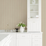 Advantage 2809-IH20012 Taylor Beige Diamond Wallpaper