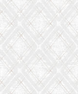 Advantage 2809-IH20040 Hadley Light Grey Argyle Wallpaper