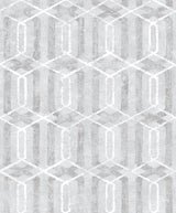 Advantage 2809-SH01062 Stormi Grey Geometric Wallpaper