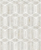 Advantage 2809-SH01063 Stormi Cream Geometric Wallpaper