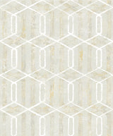 Advantage 2809-SH01068 Stormi Beige Geometric Wallpaper