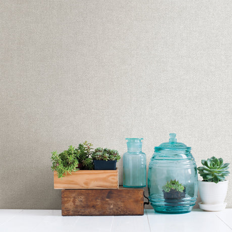 Advantage 2809-SH01237 Nina Off-White Texture Wallpaper