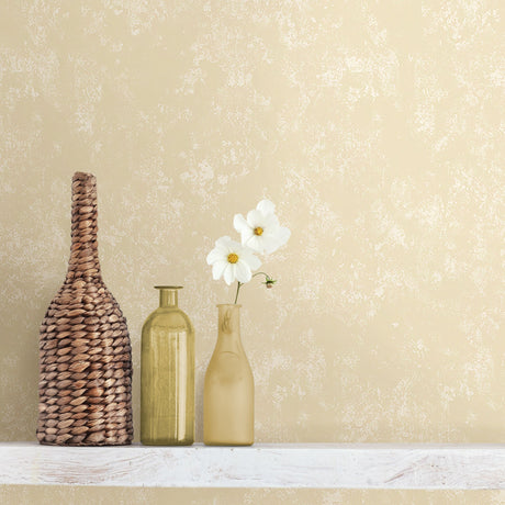 Advantage 2809-XSS0307 Ella Light Yellow Texture Wallpaper