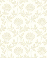 Advantage 2810-87716 Ogilvy Bone Floral Wallpaper