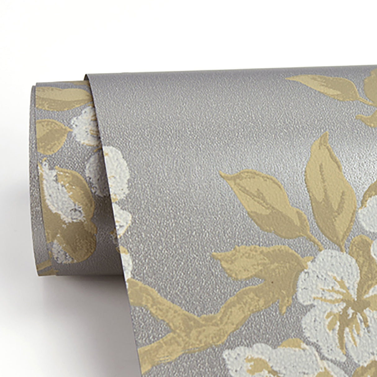 Advantage 2810-C360501 Ellen Silver Floral Wallpaper
