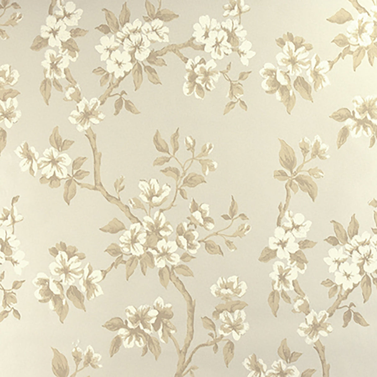Advantage 2810-C360503 Ellen Beige Floral Wallpaper