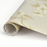 Advantage 2810-C360503 Ellen Beige Floral Wallpaper
