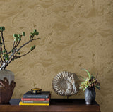Advantage 2810-LH01622 Reyne Gold Marble  Wallpaper
