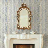 Advantage 2810-SH01026 Camilia Blue Damask  Wallpaper