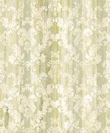Advantage 2810-SH01028 Camilia Green Damask  Wallpaper