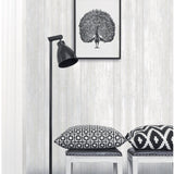 Advantage 2810-SH01081 Blair Dove Ikat Stripe  Wallpaper