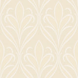 Advantage 2810-XSS0502 Vivian Neutral Nouveau Damask Wallpaper