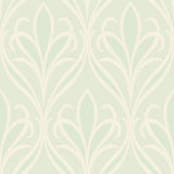 Advantage 2810-XSS0503 Vivian Seafoam Nouveau Damask Wallpaper