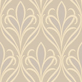 Advantage 2810-XSS0506 Vivian Grey Nouveau Damask Wallpaper