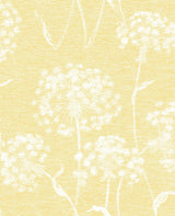 Advantage 2811-24574 Carolyn Yellow Dandelion Wallpaper