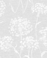 Advantage 2811-24575 Carolyn Light Grey Dandelion Wallpaper