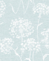 Advantage 2811-24576 Carolyn Light Blue Dandelion Wallpaper