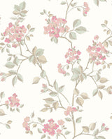 Advantage 2811-87719 Parry Pink Floral Wallpaper