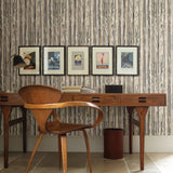 Advantage 2811-BLW20407 Taylor Beige Stripe Wallpaper