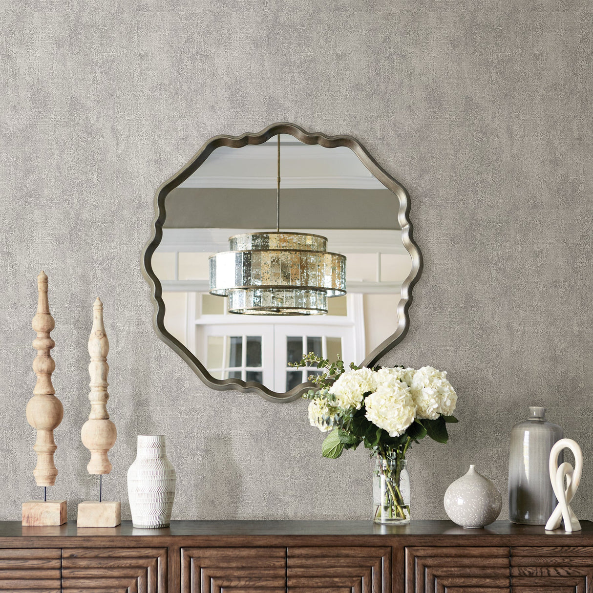 Advantage 2811-JY11202 Stark Light Grey Texture Wallpaper