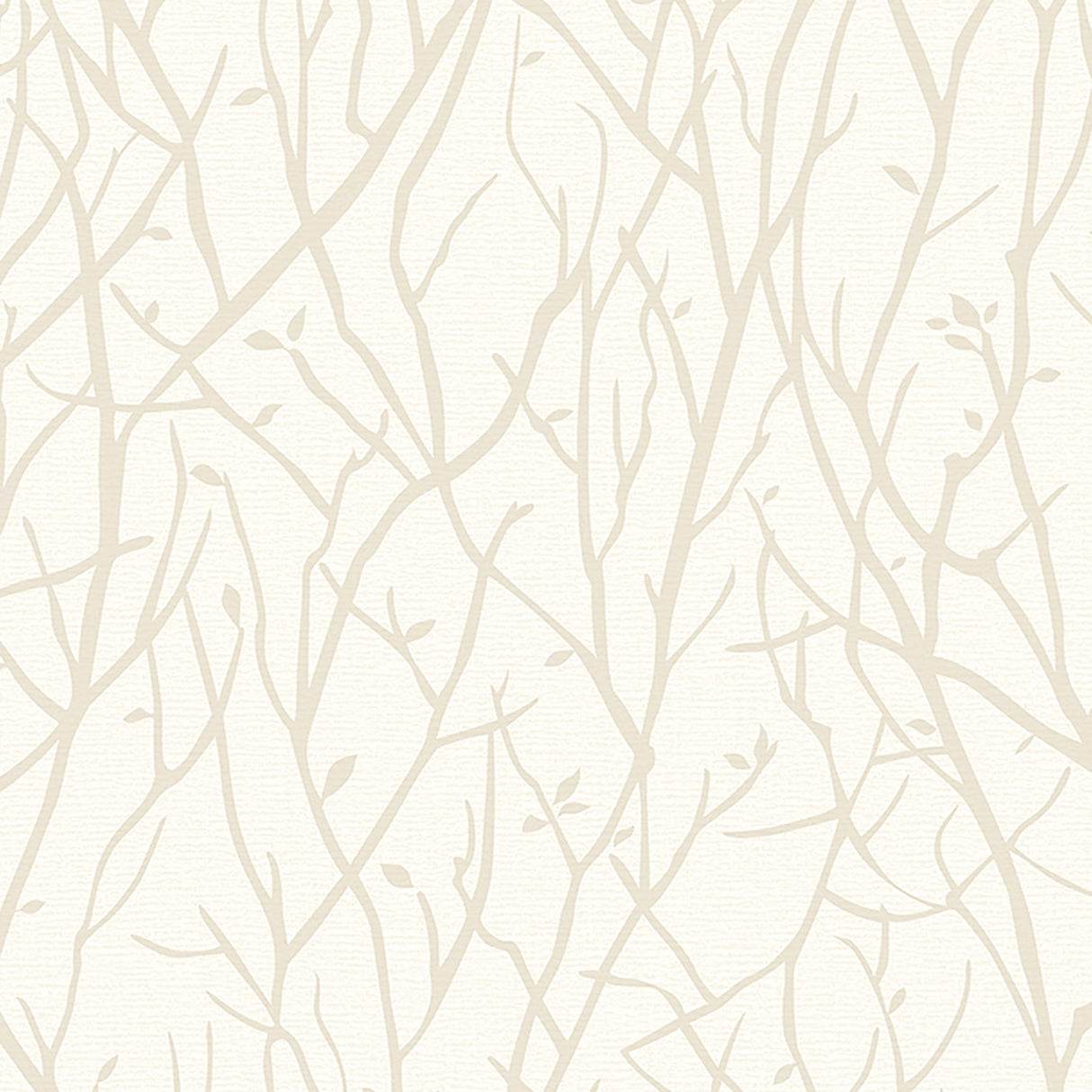 Advantage 2811-SY33025 Kaden Ivory Branches Wallpaper