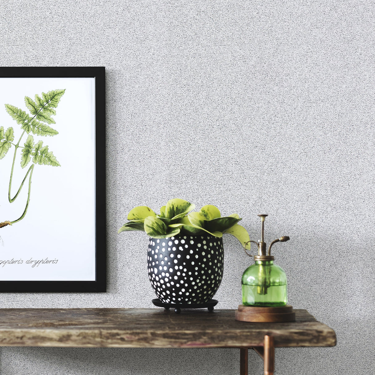 Advantage 2812-41587 Sparkle Silver Glitter Wallpaper