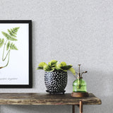 Advantage 2812-41587 Sparkle Silver Glitter Wallpaper