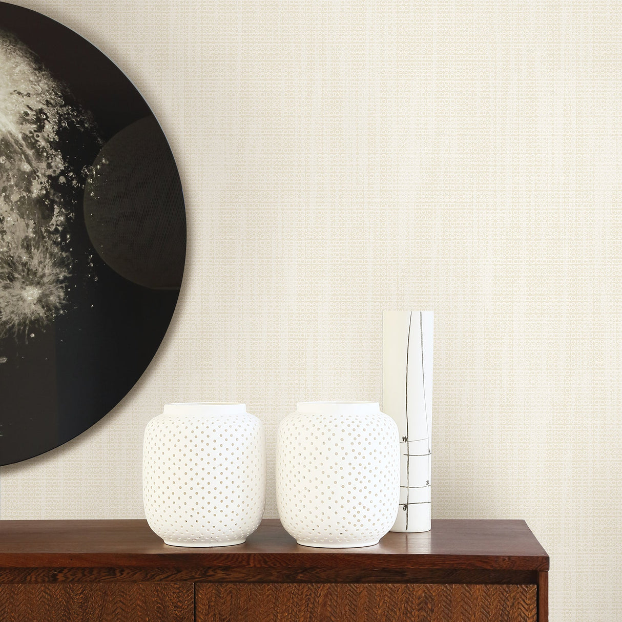 Advantage 2812-IH20061 Alicia White Texture Wallpaper