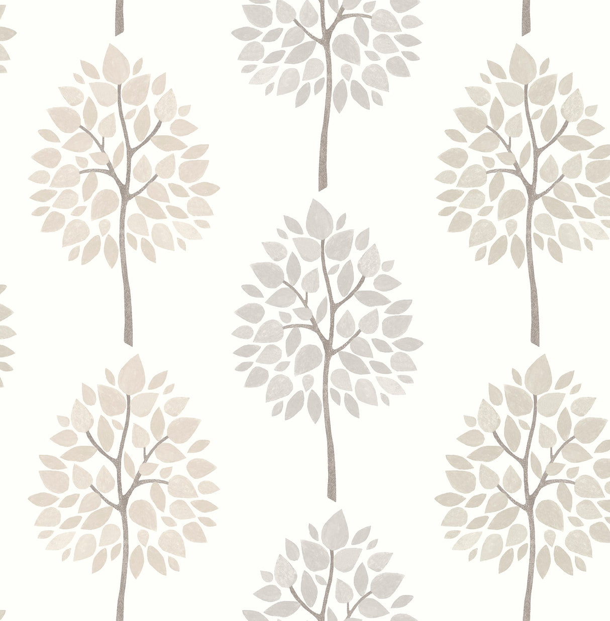 Advantage 2813-24967 Tsai Grey Tree Wallpaper