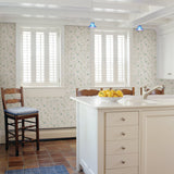 Advantage 2813-24986 Sameulsson Light Blue Small Floral Trail Wallpaper