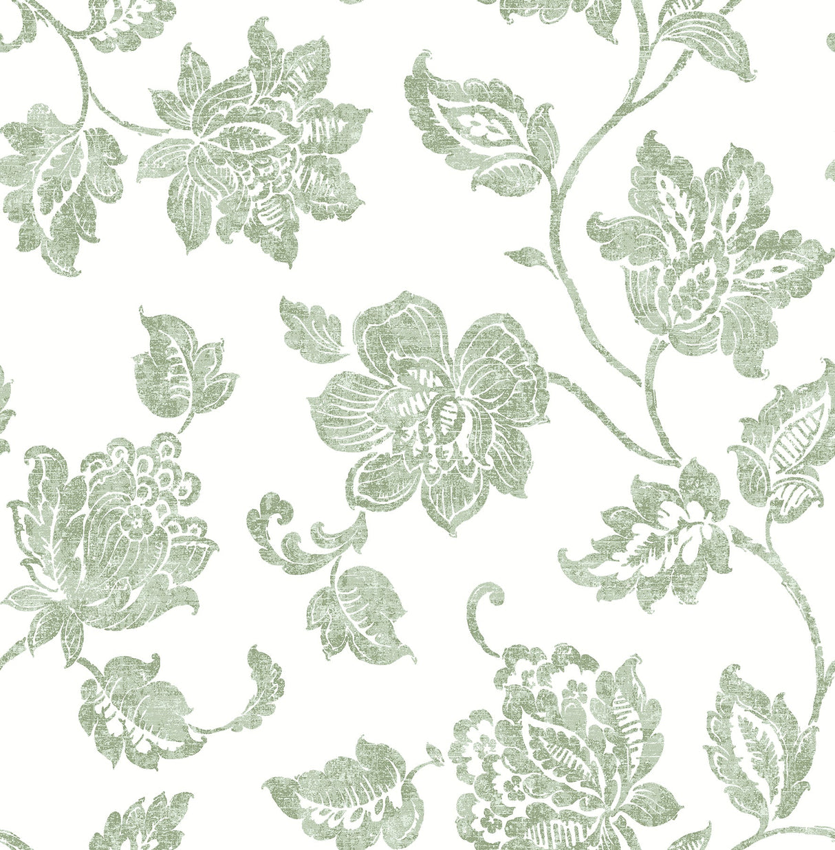 Advantage 2813-24996 Guy Green Jacobean Wallpaper