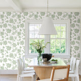 Advantage 2813-24996 Guy Green Jacobean Wallpaper