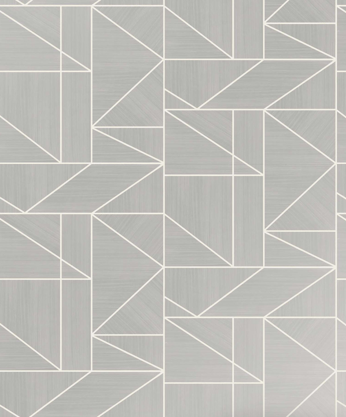 Advantage 2813-M1381 Ina Silver Geometric Wallpaper