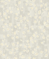 Advantage 2813-SA1-1033 Child Light Grey Leaf Patchwork Wallpaper
