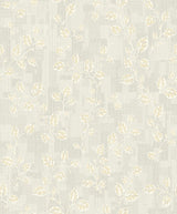 Advantage 2813-SA1-1034 Child Grey Leaf Patchwork Wallpaper