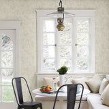 Advantage 2813-SA1-1034 Child Grey Leaf Patchwork Wallpaper