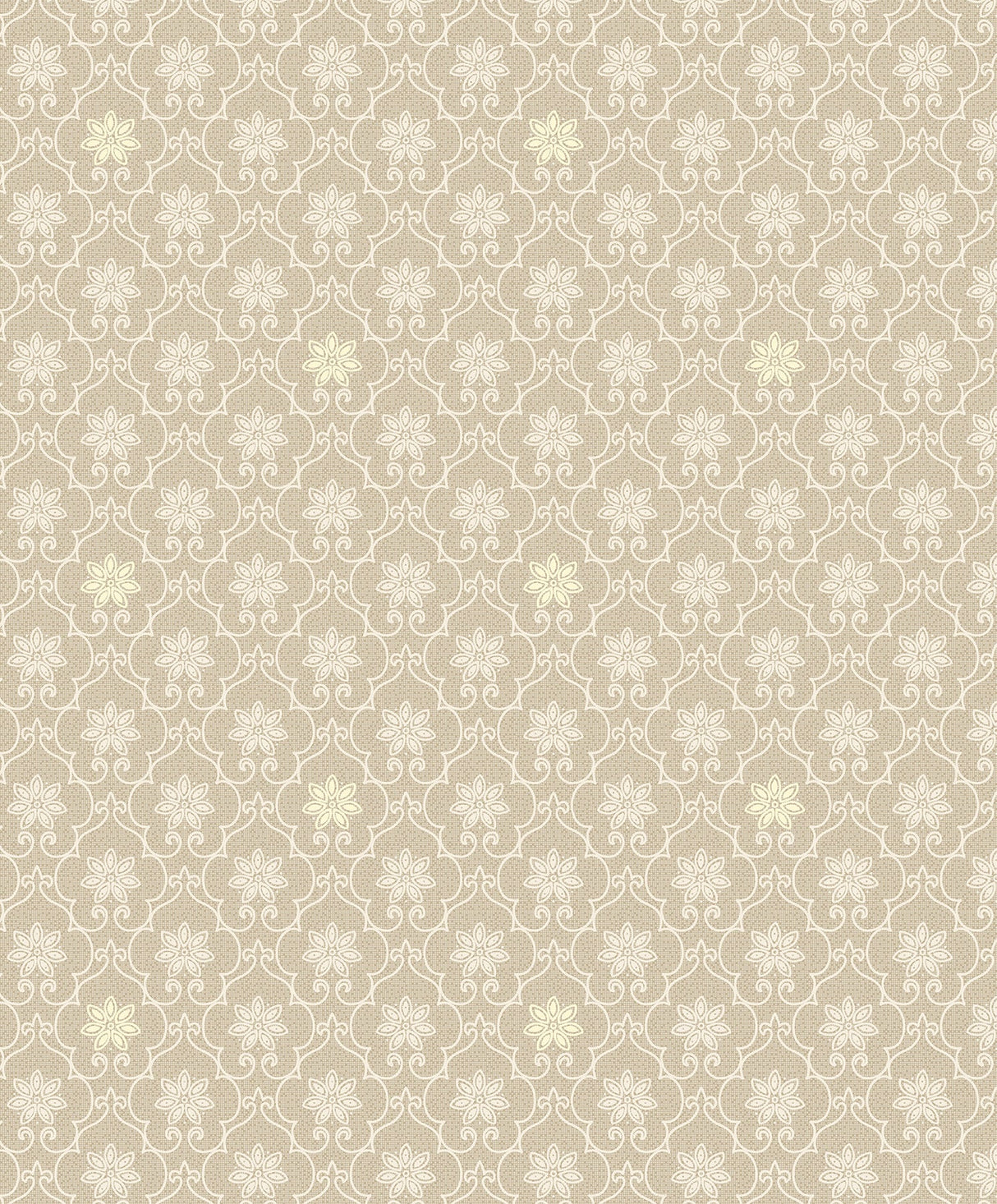 Advantage 2813-SA1-1095 Heston Beige Trellis Wallpaper