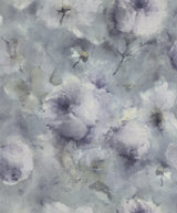 Advantage 2814-467307 Innocent Blue Watercolor Floral Wallpaper