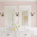 Advantage 2814-803921 Langston Light Pink Linen Texture Wallpaper