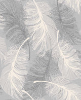 Advantage 2814-M0923 Hurston Grey Feather Wallpaper