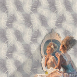 Advantage 2814-M0923 Hurston Grey Feather Wallpaper
